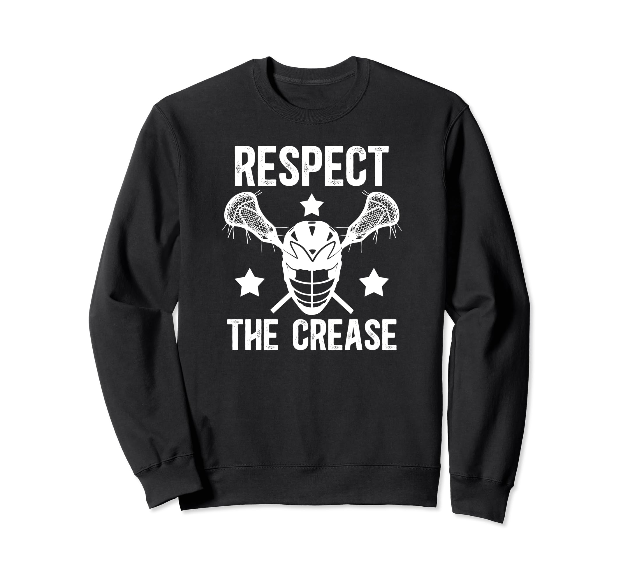 Respect Crease Lacrosse Goalkeeper Sweatshirt - Novelty Apparel Men Women