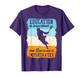 Education Is Important But Lacrosse Is T-Shirt - Fun Novelty Design Unisex