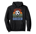 Just Guy Who Loves Soccer Soccer Player Hoodie - Minimalist Print Unisex