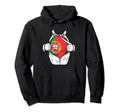 Superhero Flag Portugal Love Hoodie - Casual Everyday Wear Men Women