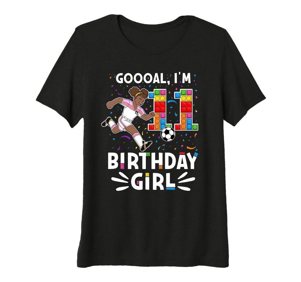 Goooal Im 11 I Building Blocks I T-Shirt - Casual Everyday Wear Men Women