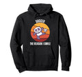 Panda Soccer Reason I Smile Hoodie - Casual Everyday Wear for Adults