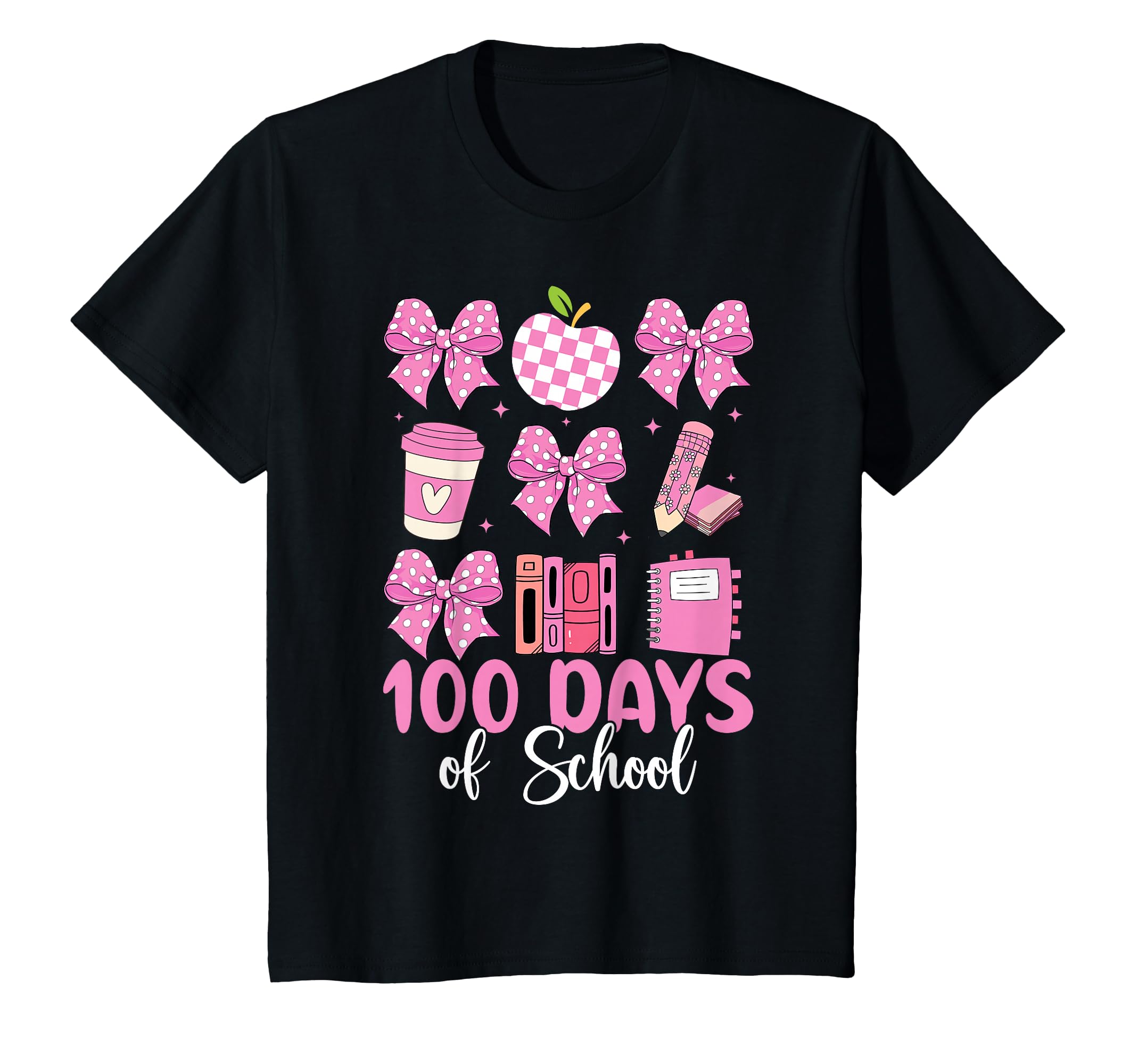 100Th Day School Teacher Coquette T-Shirt - Custom Art Print for Adults