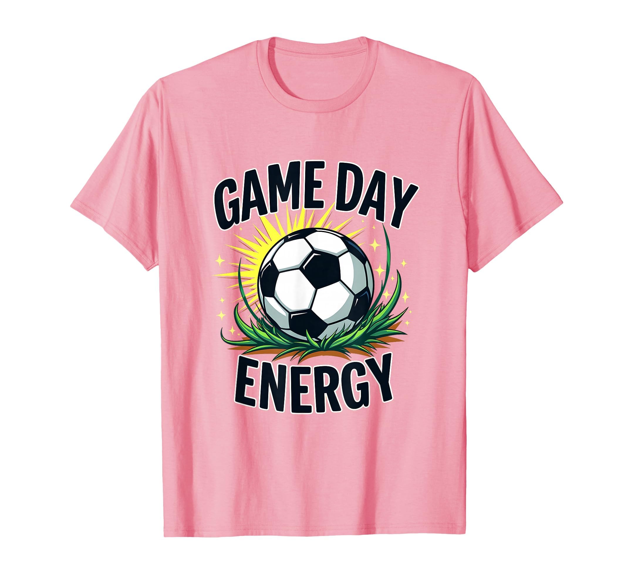 Game Day Energy Soccer Fan T-Shirt - Casual Everyday Wear Unisex