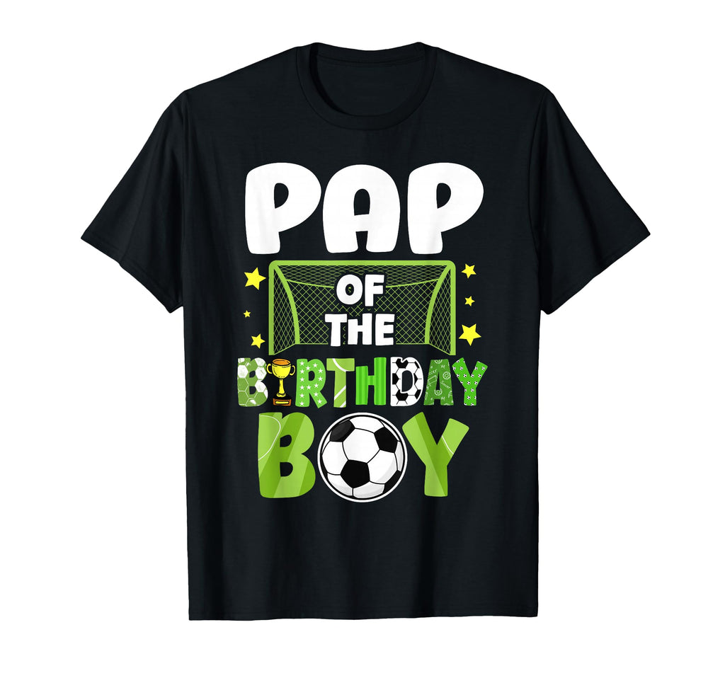 Soccer Pap Birthday Party Family T-Shirt - Streetwear Style Men Women