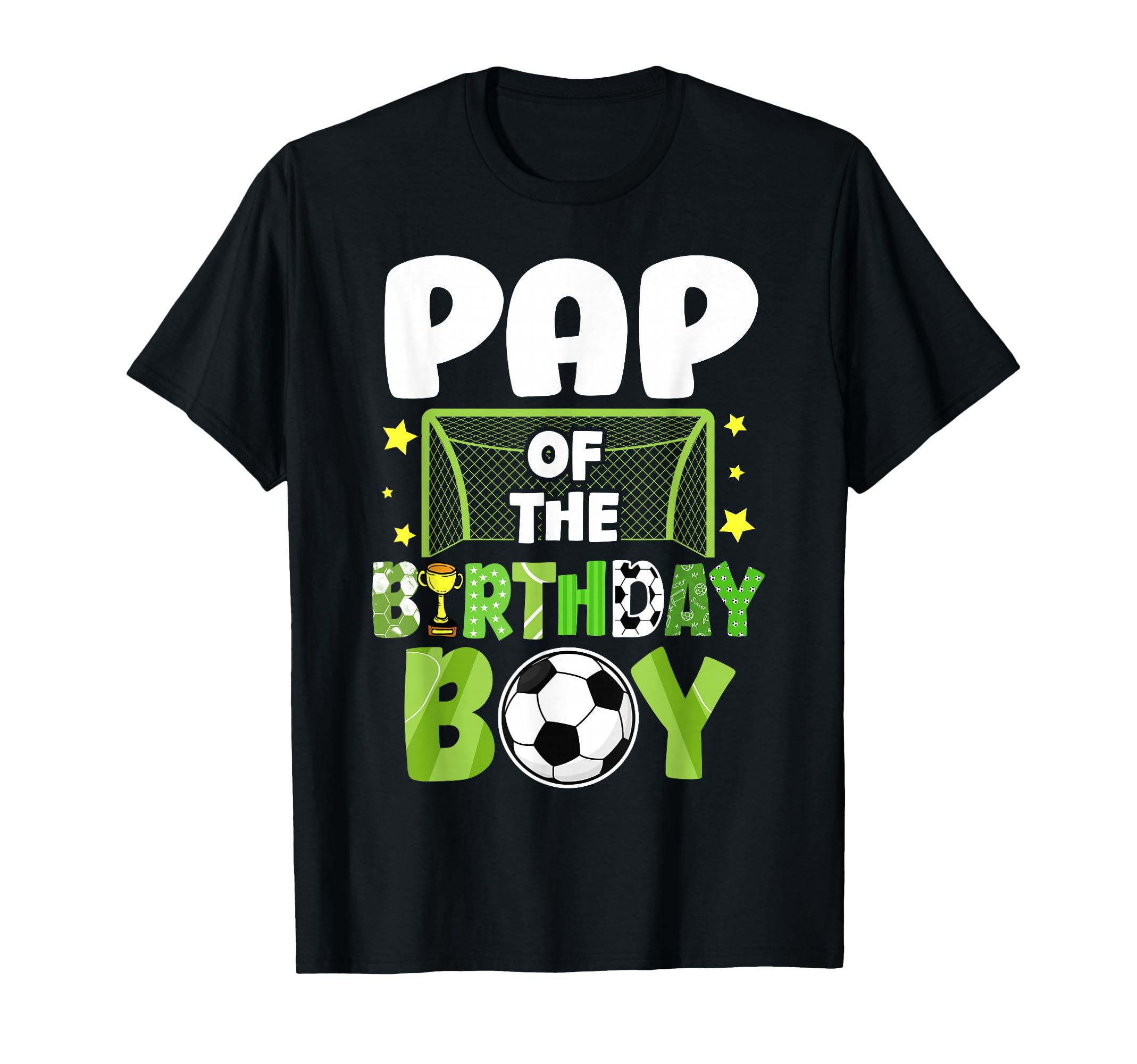 Soccer Pap Birthday Party Family T-Shirt - Streetwear Style Men Women
