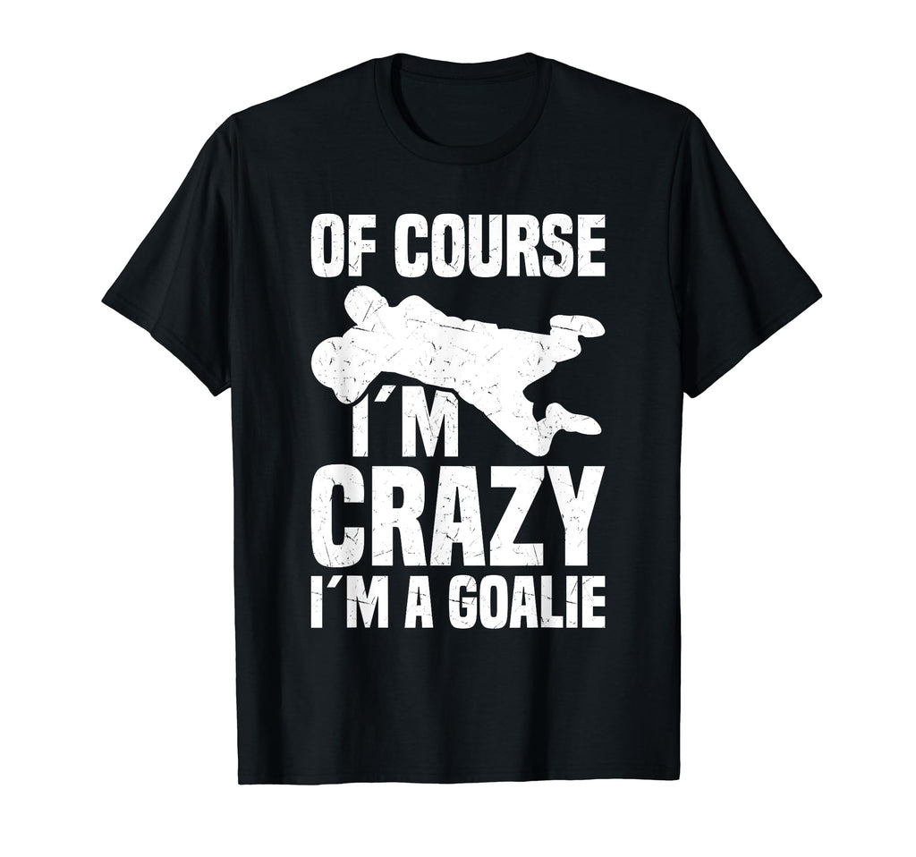 Soccer Goalkeeper Soccer Ball T-Shirt - Fun Novelty Design Men Women