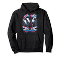 Red White And Blue Soccer 67 Meme Ice Hoodie - Unique Graphic Men Women