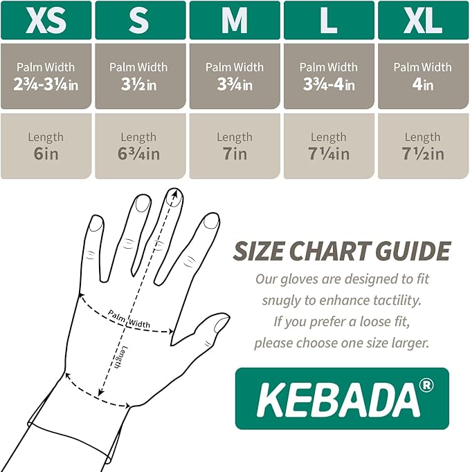 Kebada Work Gloves for Men and Women, Foam Nitrile Coated Safety Gloves with Grip, Ideal for Warehouse Package Handling, Gardening, Mechanic and Construction, XL