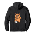 Soccer Capybara Cartoon Funny Water Pig Hoodie - Novelty Apparel Men Women