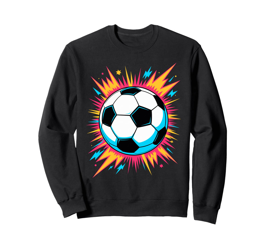 Arcade Soccer Ball Sweatshirt - Aesthetic Graphic Unisex