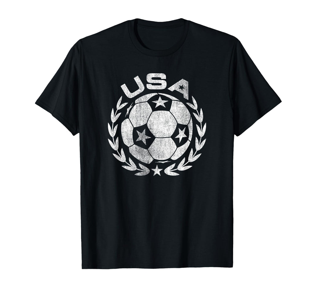 Trendy Usa Soccer Ball Logo T-Shirt - Unique Graphic Men Women