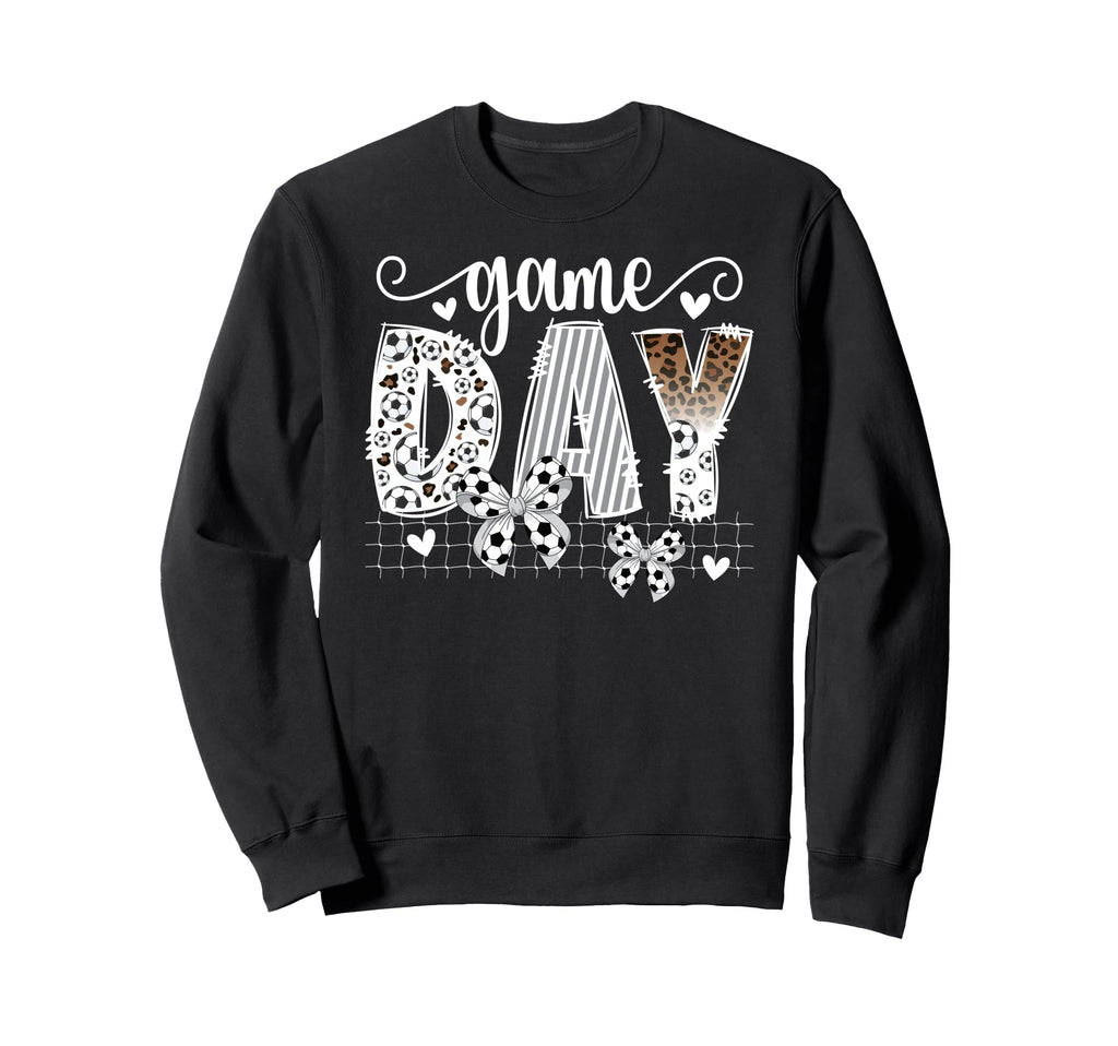Game Day Soccer Coquette Sweatshirt - Casual Everyday Wear for Adults