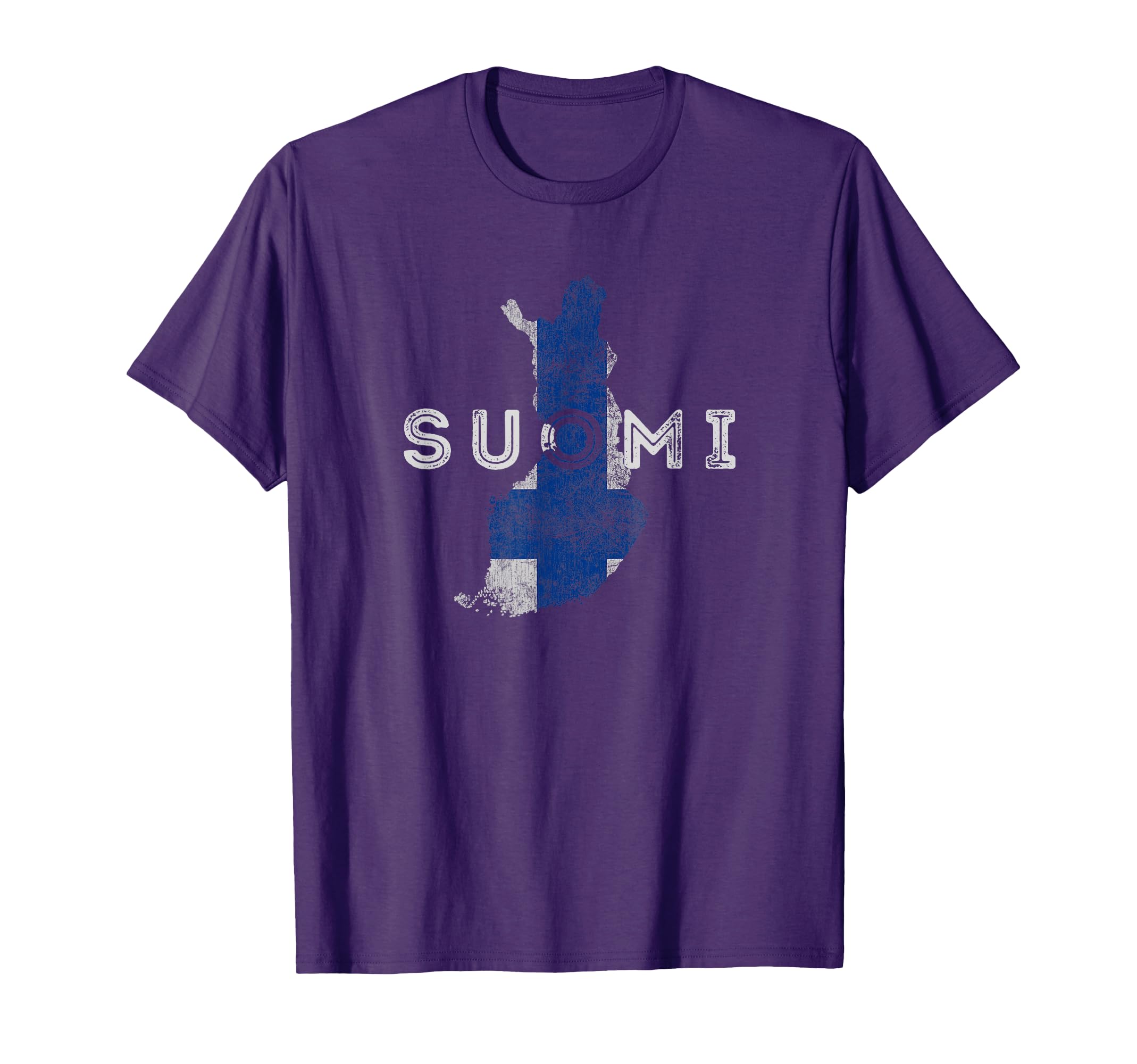 Finnish Map And Flag Souvenir T-Shirt - Streetwear Style for Adults