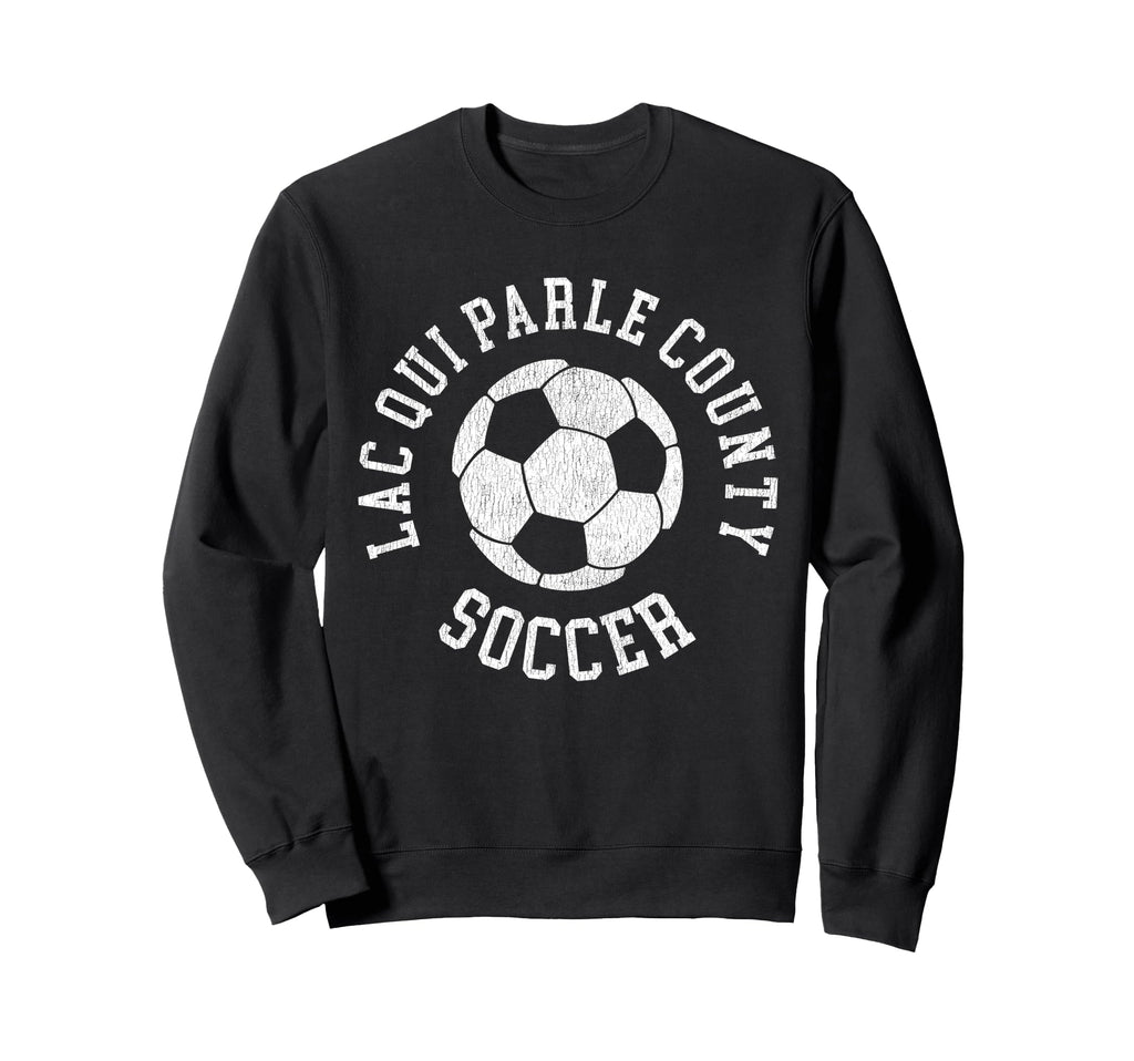 Lac Qui Parle County Soccer Sweatshirt - Casual Everyday Wear for Adults