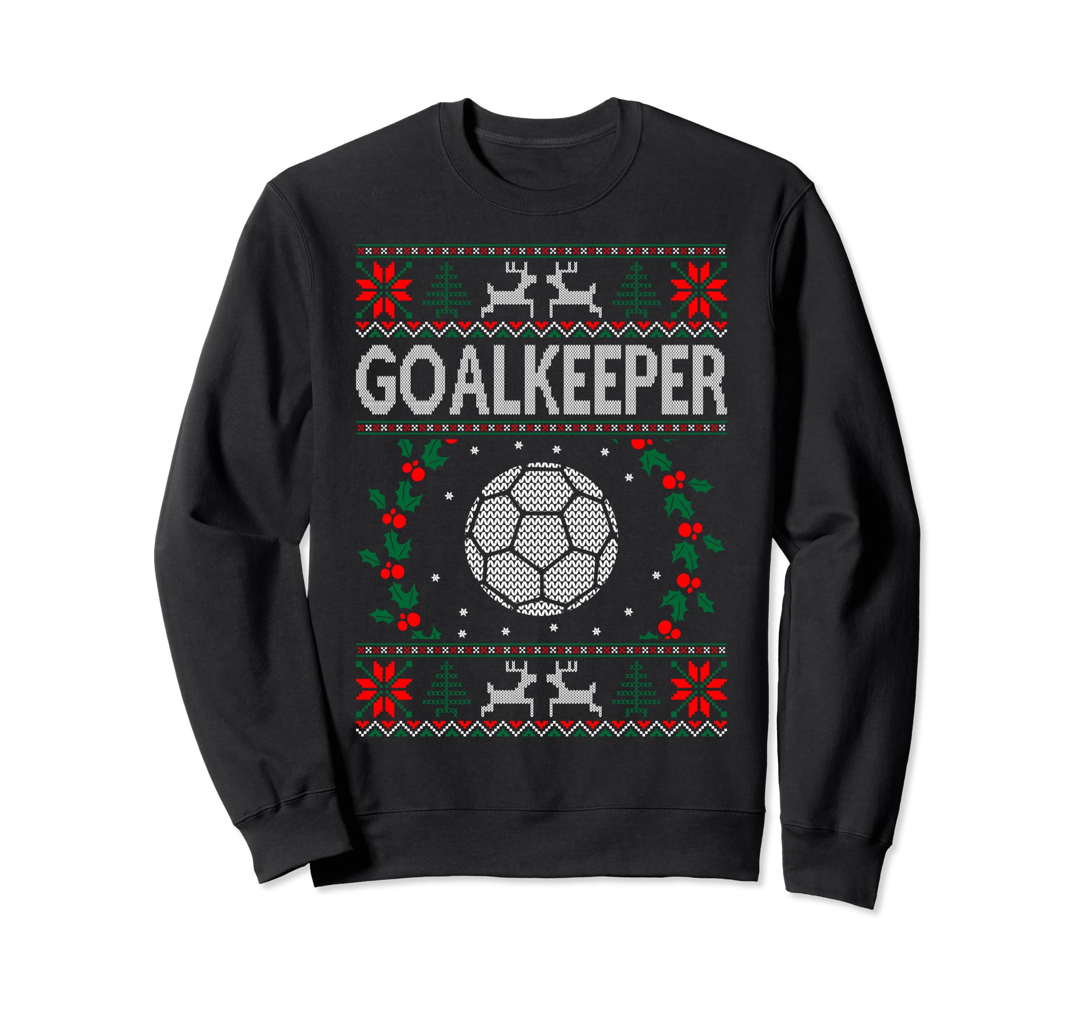 Goalkeeper Handball Sports Ugly Gift Sweatshirt - Graphic Print Unisex