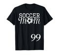 Soccer Mom Jersey Number 99 Favorite T-Shirt - Minimalist Print for Adults