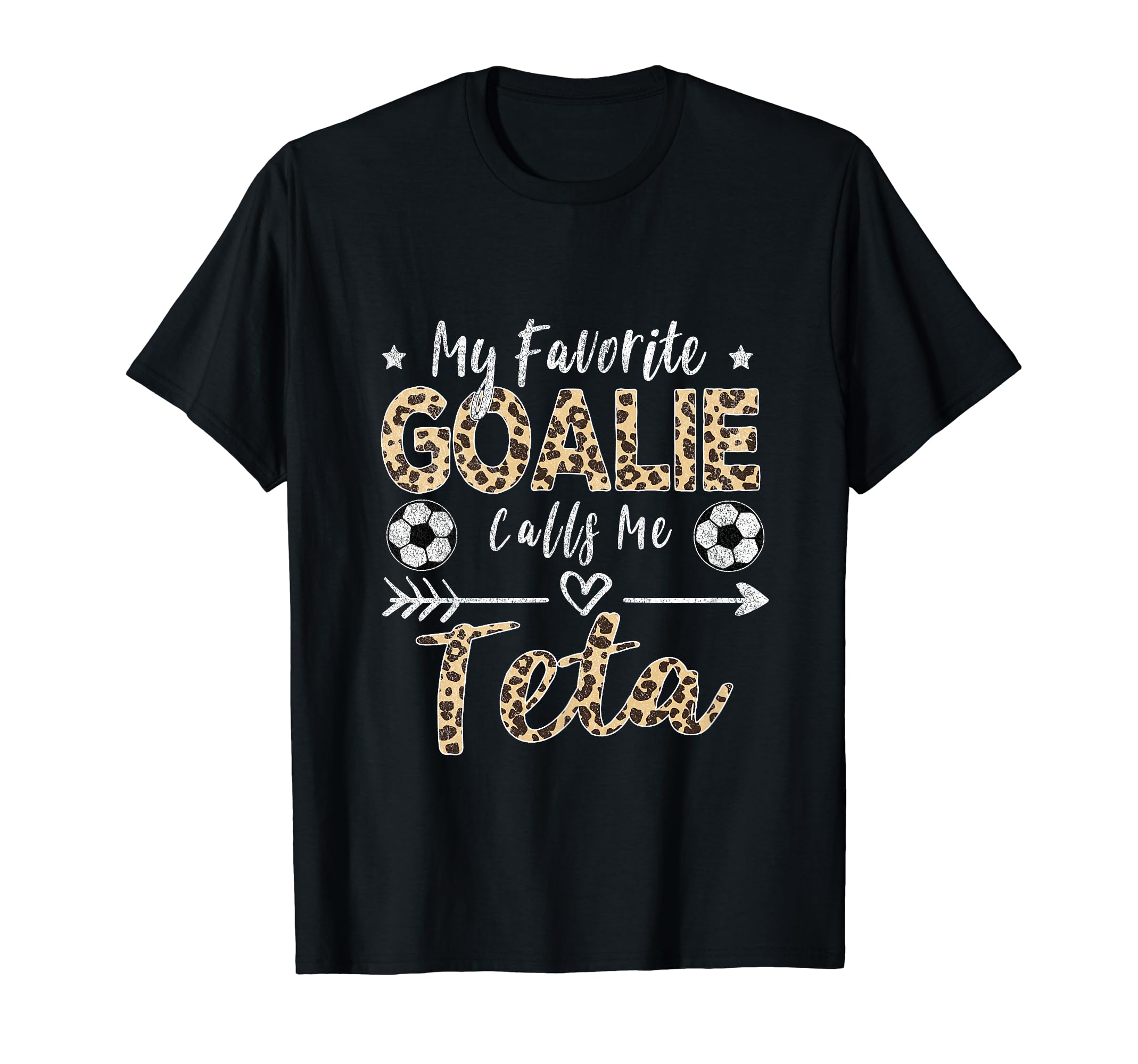 My Favorite Goalie Calls Me Teta Arabic T-Shirt - Aesthetic Graphic Unisex