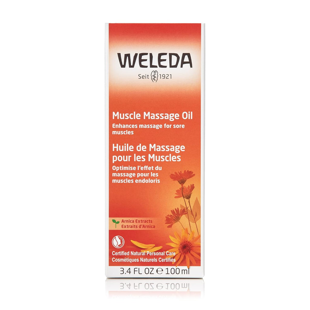 Weleda Arnica Muscle Massage Oil, 3.4 fl oz