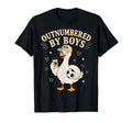 Funny Mom Goose Outnumbered Soccer T-Shirt - Novelty Apparel for Adults