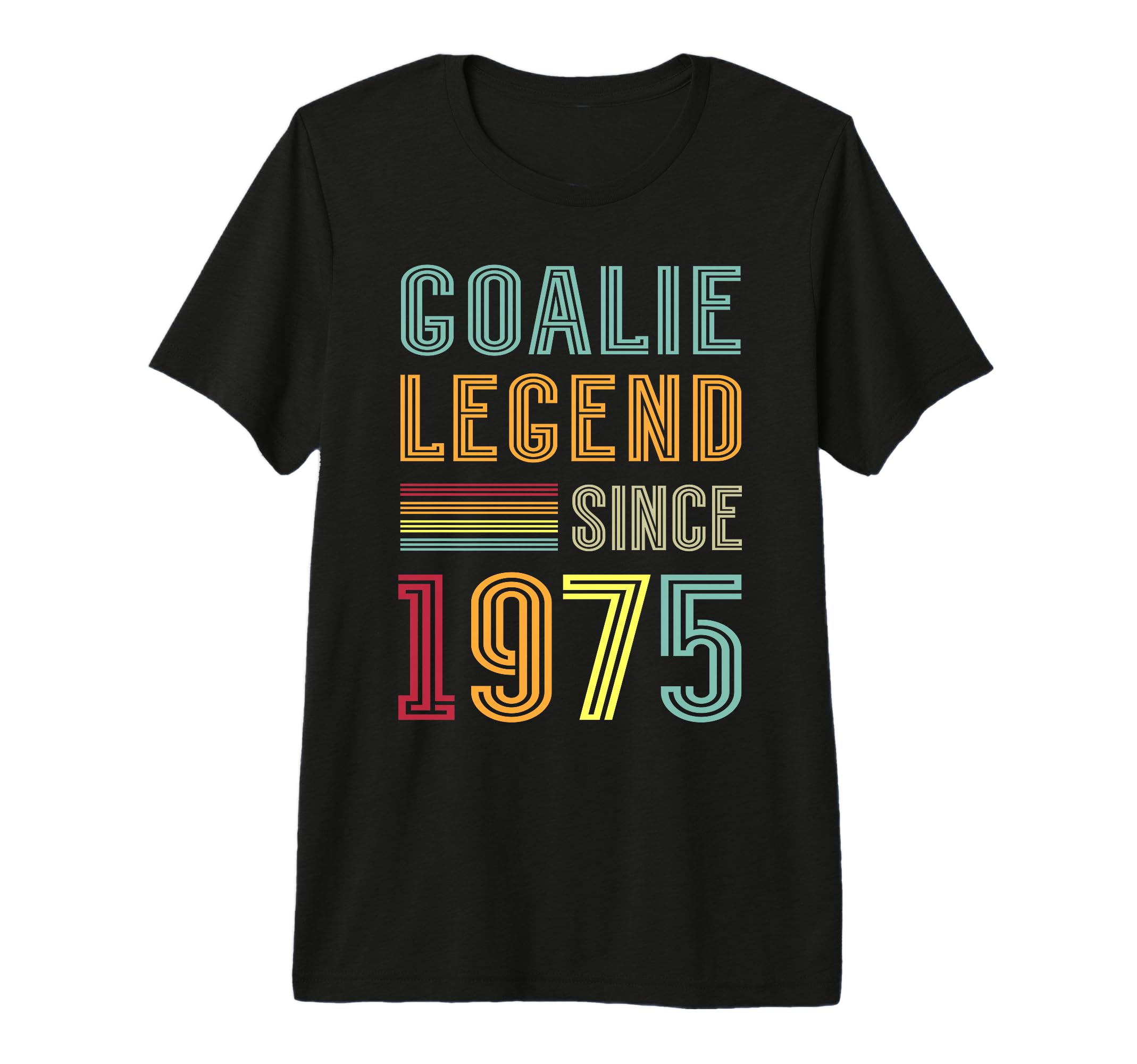 Goalkeeper Legend 1975 Sports Goal 51St T-Shirt - Trendy Graphic Unisex