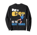 Funny Lacrosse Player Lacrosse Sweatshirt - Fun Novelty Design Men Women