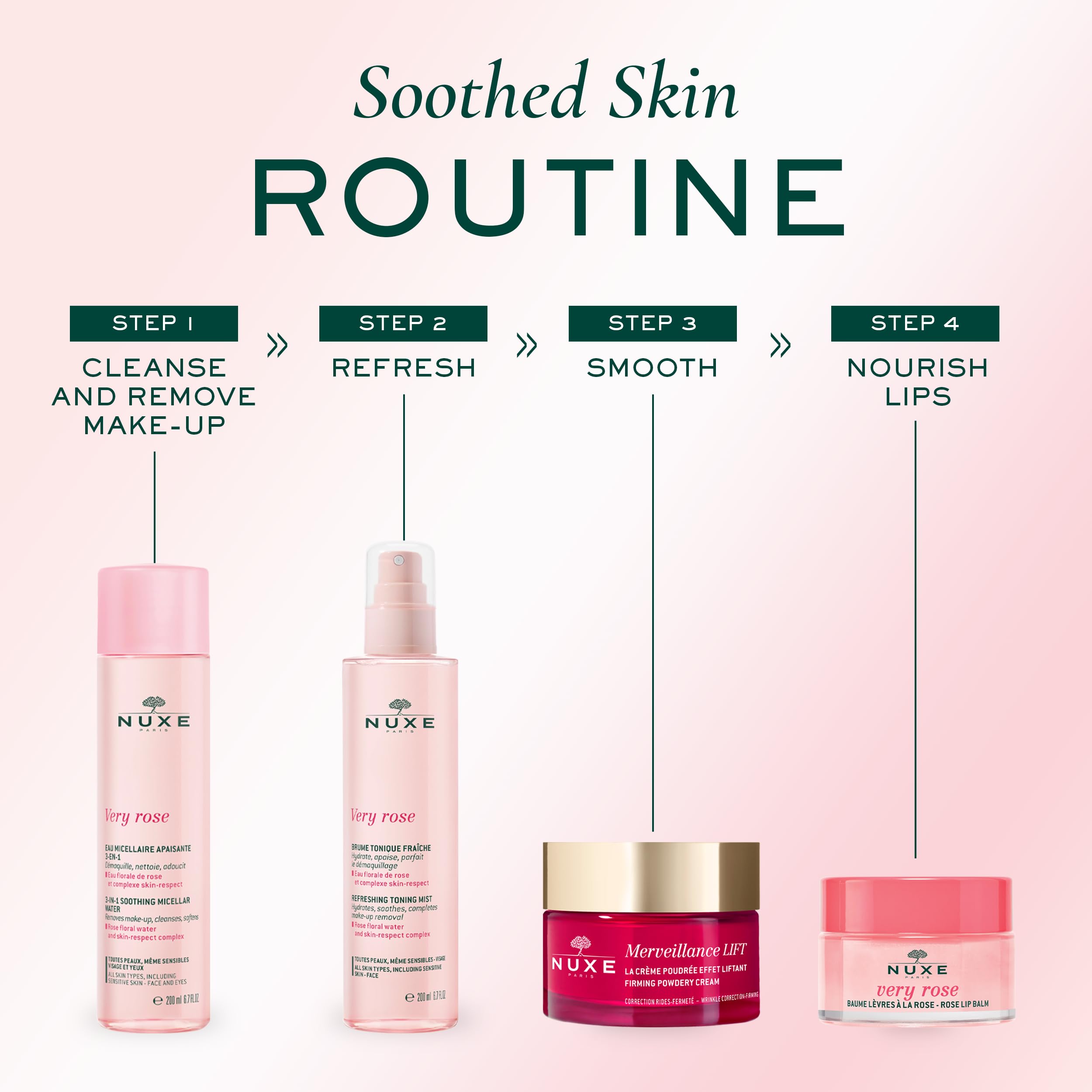 Nuxe Very Rose 3 In 1 Soothing Micellar Water - 200ml