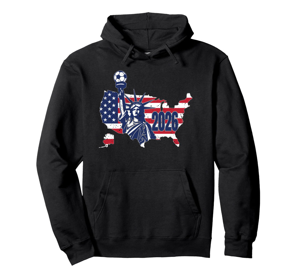 Usa World Football 26 American Team Hoodie - Unique Graphic Men Women