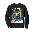 Tis Season Soccer Player Sweatshirt - Minimalist Print Unisex