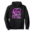 Female Athlete Who Plays And Loves Indoor Hoodie - Minimalist Print Unisex