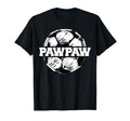 Soccer Pawpaw Soccer Ball Split T-Shirt - Fun Novelty Design Men Women