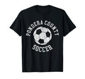 Pondera County Soccer Distressed 90S T-Shirt - Graphic Print for Adults