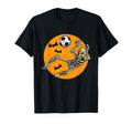 Soccer Skeleton Halloween Skeleton T-Shirt - Fun Novelty Design Men Women