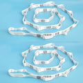 2PCS 5.9ft Long Nylon Daisy Chain Straps for Aerial Yoga Hammock Swing Adjustable Aerial Silk Extender Hanging Rope for Aerial Yoga Belts 180cm