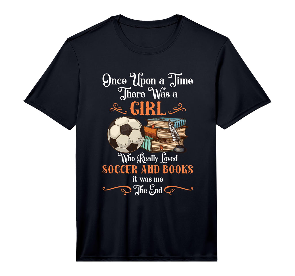 Once Upon Time There Was Loved Soccer T-Shirt - Minimalist Print Men Women