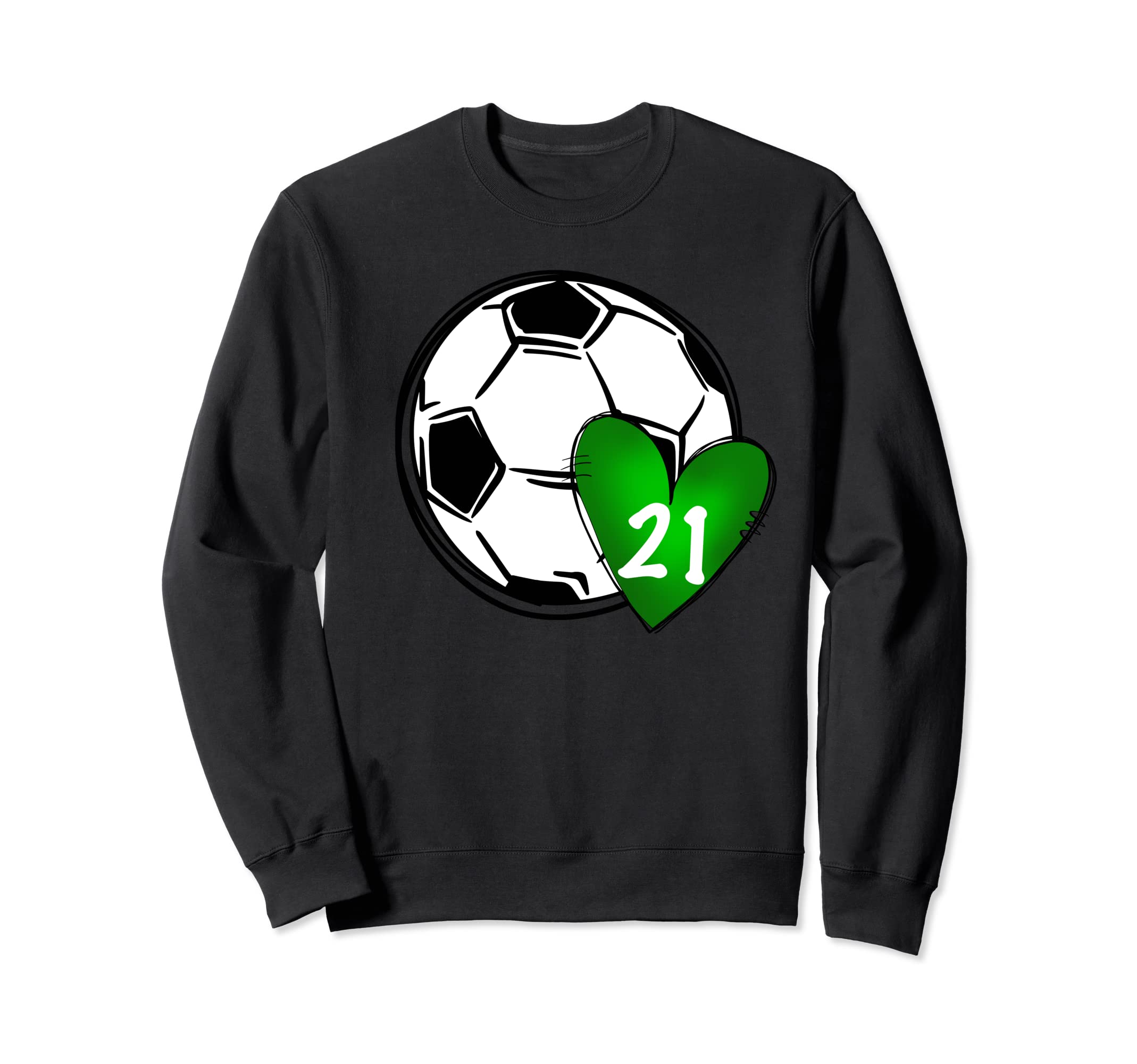 Womens Custom Soccer Mom Number Sweatshirt - Custom Art Print for Adults