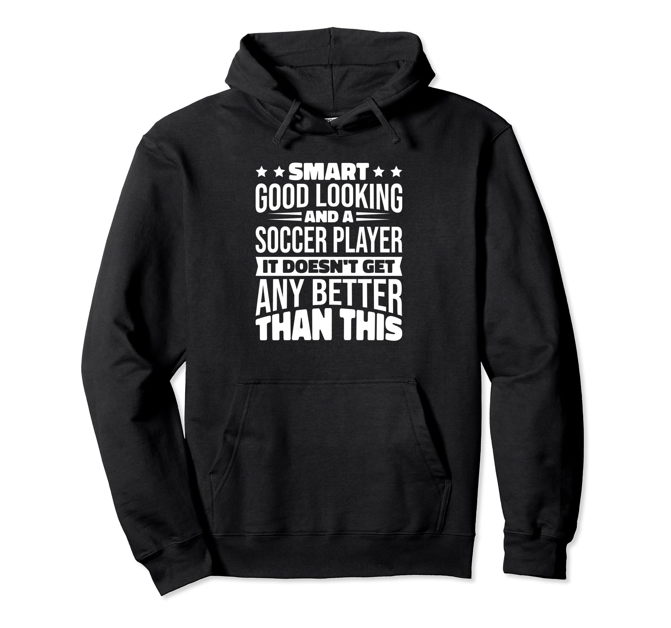 Smart Good Looking Soccer Players Designs Hoodie - Unique Graphic Unisex