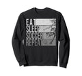 Eat Sleep Soccer Repeat Funny Sweatshirt - Trendy Graphic Unisex