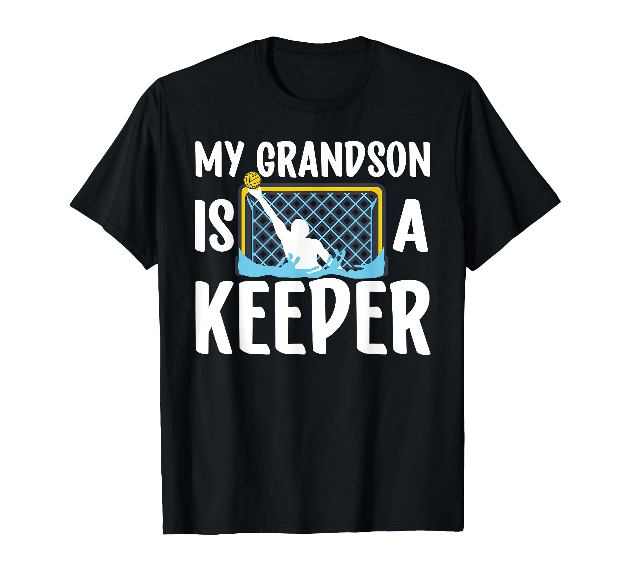 Proud Water Polo Keeper Grandma Water T-Shirt - Unique Graphic for Adults