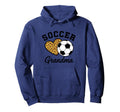 Soccer Grandma Grandparent Game Day Hoodie - Graphic Print Men Women