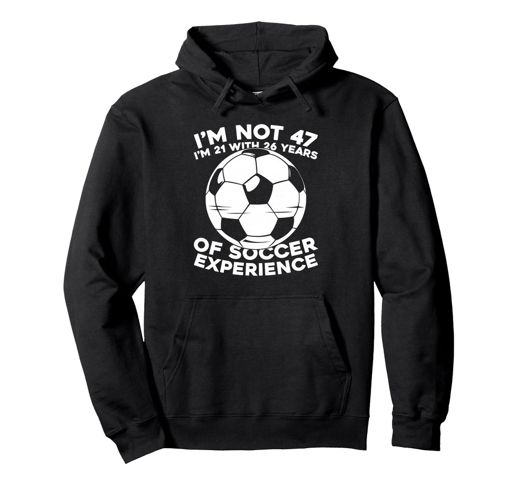 47Th Birthday Soccer Player Sports Hoodie - Casual Everyday Wear Unisex