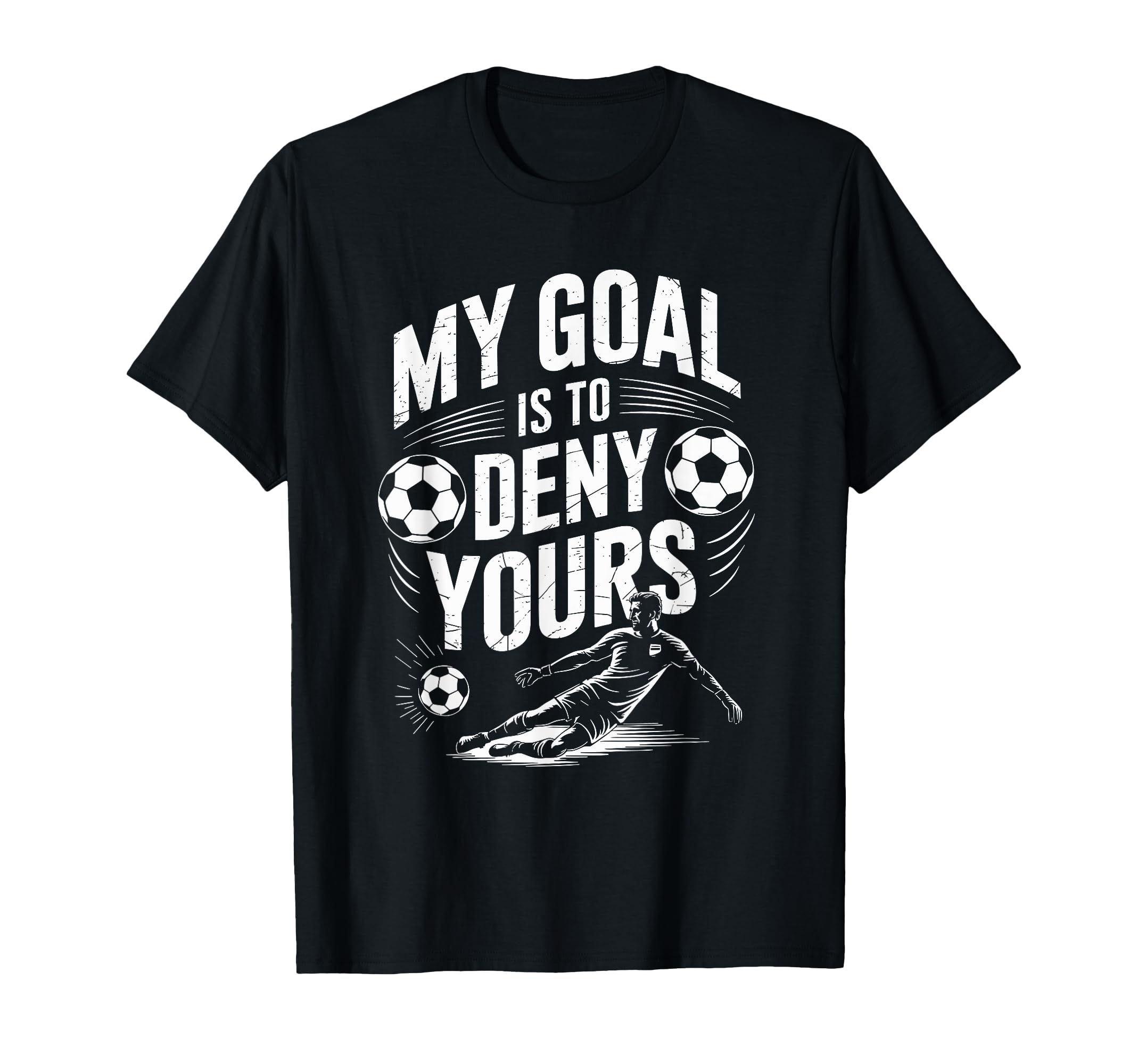 Goal Keeper And Soccer Player Coach T-Shirt - Custom Art Print Men Women