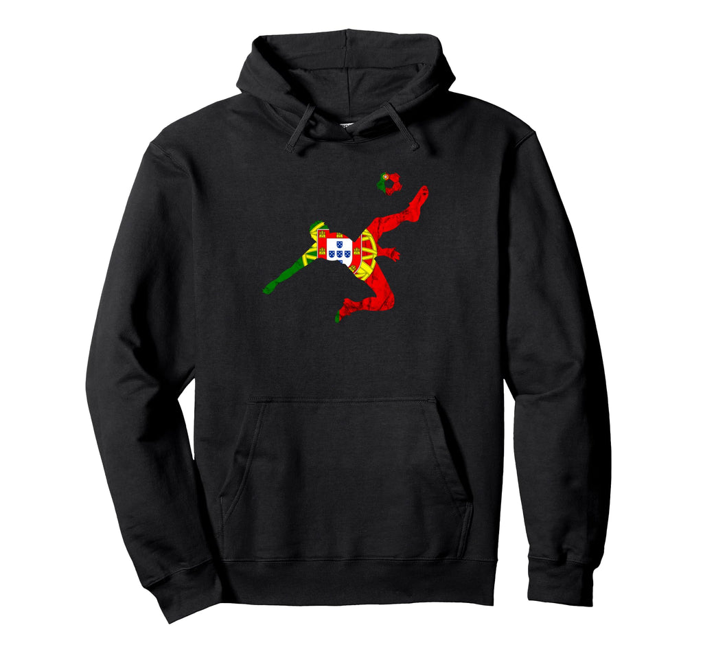 Futebol Portuguese Flag Portuguese Soccer Hoodie - Streetwear Style Unisex
