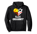 Ball Granny Funny Soccer Baseball Hoodie - Novelty Apparel Men Women