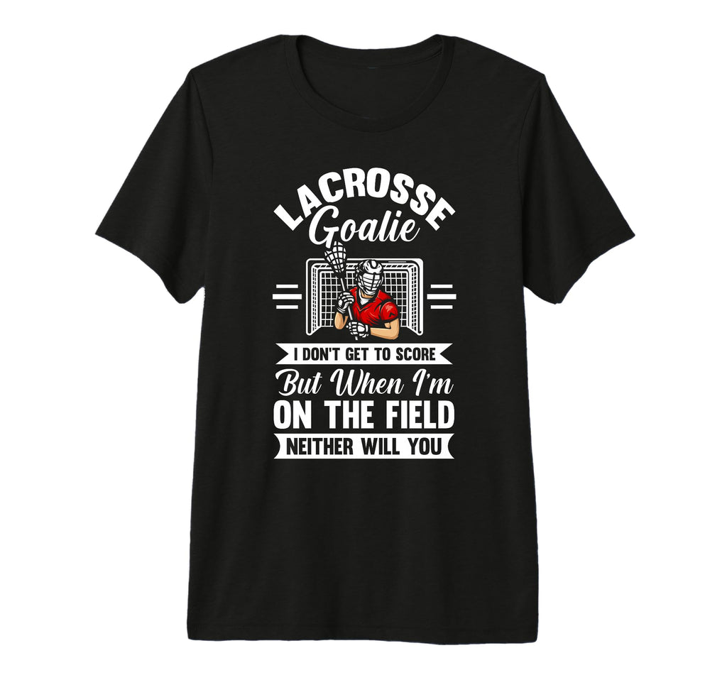 Lacrosse Goalie Tri Blend T-Shirt - Streetwear Style for Adults
