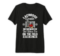 Lacrosse Goalie Tri Blend T-Shirt - Streetwear Style for Adults