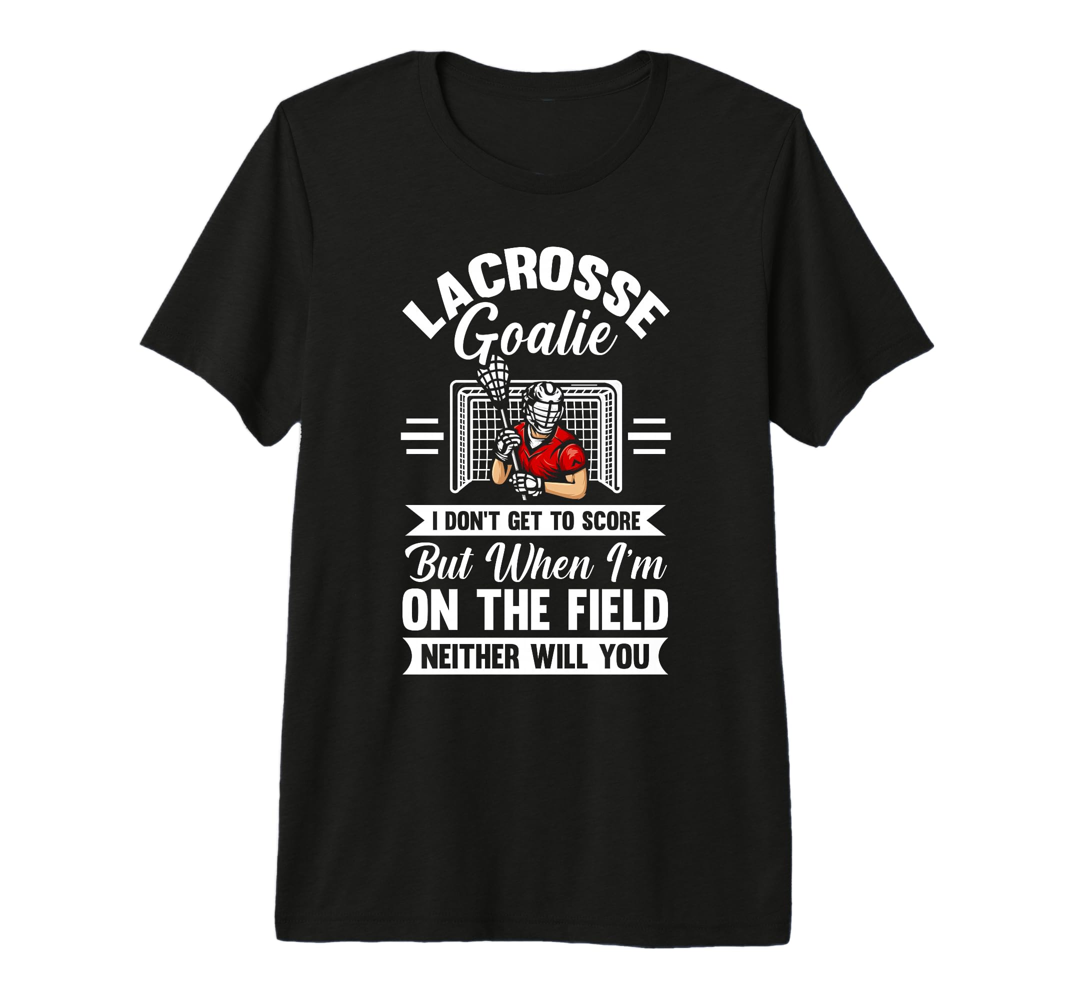 Lacrosse Goalie Tri Blend T-Shirt - Streetwear Style for Adults