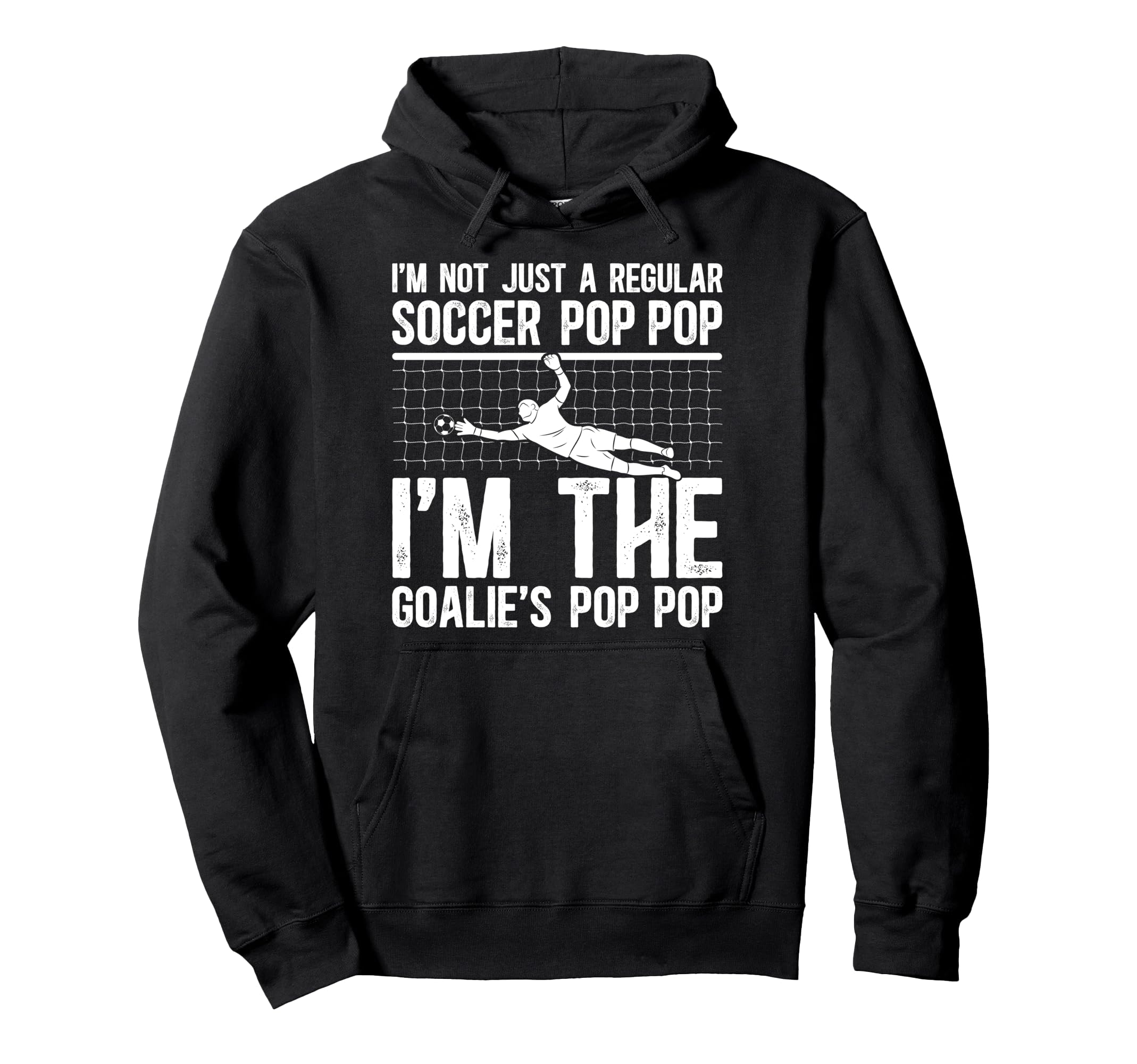 Im Soccer Goalie Pop Pop Soccer Hoodie - Graphic Print Men Women
