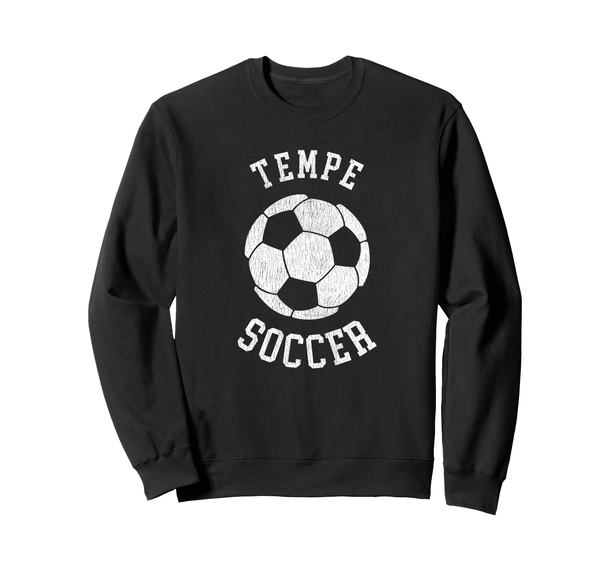 Tempe Soccer Distressed 90S Sweatshirt - Streetwear Style Men Women