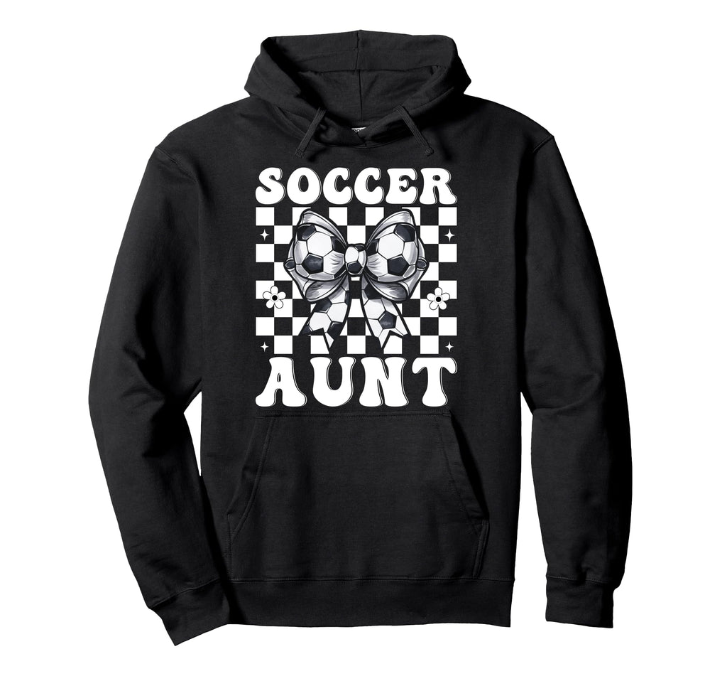 Soccer Aunt Soccer Auntie Hoodie - Casual Everyday Wear for Adults